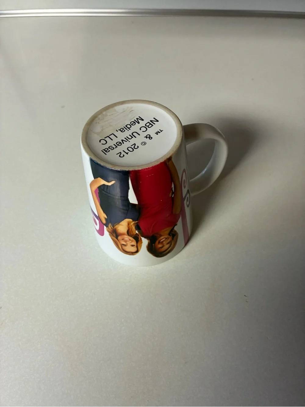 Kathie Lee & Honda Today Show Mug Ceramic Coffee Cup 2012 NBC Universal TV